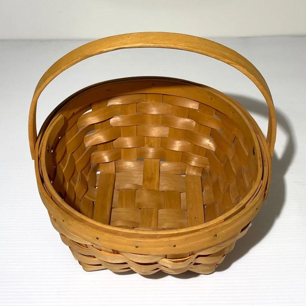 Basket Hand Woven Basket Handcrafted Basket French Countryside Farmhouse Cottage